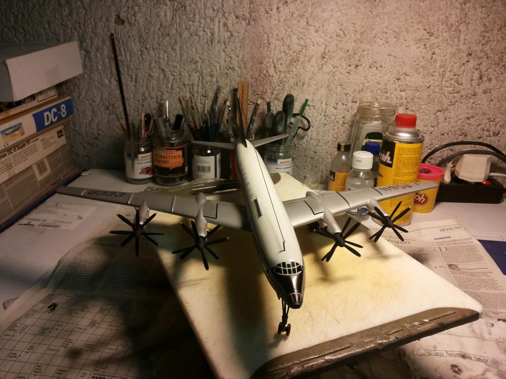 VEB/Plasticart 1/100 Tu-114, by Kevin Thompson
